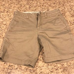 Mens/boys (size 26) khaki shorts, AE